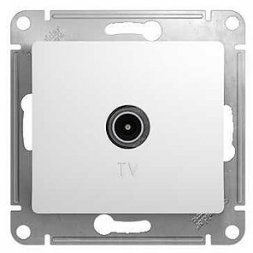 РозеткаTV окончен. бел. 1DB GLOSSA GSL000191 Schneider Electric 423722